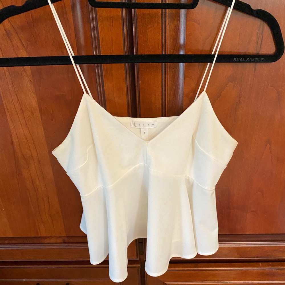 Spaghetti strap crop top